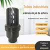UPVC válvula inferior válvula inferior esfera válvula inferior PVC plástico válvula inferior venda de fábrica DN100 ponto de válvula inferior esférica