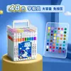 Canetas de Aquarela Infantis para Pintura Artística de Alunos do Ensino Fundamental, Pincéis Empilháveis Opacos para Jardim de Infância, Marcadores Acrílicos