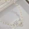 Fábrica de Origen Diseño Profesional Personalizado Collar de Cadena para Clavícula Camelia Perla Francesa Admite Personalización Según Dibujos y Muestras
