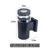 Lámpara de pared para exteriores, impermeable, moderna, sencilla, luminosa, para colgar en la pared, con cabezal E27, cilíndrica, para jardín