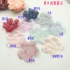 Piezas de Flor de Hilo Hechas a Mano DIY Hada Delgadas Moldeado Tridimensional Piezas de Flor Tocado de Novia Vestido de Boda Ropa Cintas para el Cabello Material de Flor de Hilo