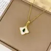 Atacado de Joias Transfronteiriço Colar de Aço Titânio para Mulheres, Não Desbota, Versátil, Luxo Leve, Exquisito, de Alta Qualidade, Temperamento, Corrente de Clavícula da Moda