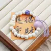 Jingdezhen Cerâmica Cuia Pulseira com Contas Joias Estilo Chinês Fulu Grão de Café Acessórios Pulseira Estilo Étnico Atacado