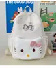 Mochila de Moda de Nicho Heiiokitty de Puntos para Mujer, Gran Capacidad, Estilo Coreano, Linda Mochila de Dibujos Animados para Estudiante de Escuela Primaria
