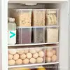 Caja de Almacenamiento para Huevos para Puerta Lateral de Refrigerador Artefacto de Almacenamiento para Huevos Volteador de Huevos Rejilla para Huevos Bandeja para Huevos