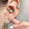 ¡56 Colores Swarovski! Clavo Explosivo Huazi para Hueso del Oído Acero de Titanio Clavo Coclear Suela Retorcida Plana