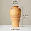 Vaso de Luxo, Vaso de Cerâmica Texturizada Moderno Feito à Mão, Acessórios Criativos para Casa, Enfeites para Sala de Estar, Dispositivo para Arranjo de Flores