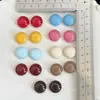 Contas Maillard Redondas Pufadas Semi-3D Coloridas para Doces, Acessório de Cabelo DIY, Fivela de Sapato, Decoração de Capa de Celular