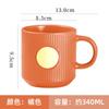Taza de Cerámica de Lujo Ligero con Logo Personalizado, Taza con Insignia de Cobre Estilo Starbucks, Regalo Corporativo de Negocios, Taza de Café de Recuerdo