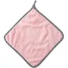 Prato Limpeza Cozinha Prato sem fiapos Absorvente Prato de Abacaxi Prato Quadrado Pequeno Toalha Pendurável Coral Fleece Toalha de Mão