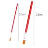Yizhixing Palo Rojo Nylon Pelo Aceite Pincel de Pintura Gouache Acuarela Pluma Pincel de Pintura Industrial Fila de Plumas 12 Pinceles de Pintura al Óleo