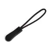 Tirador de Cremallera para Ropa Moldeado por Inyección Caterpillar en Stock, Accesorios Negros, Tirador de Cremallera para Maleta, Cordón