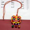 Pulseira de corda de cinco cores do Festival do Barco Dragão, colar zongzi, tecida à mão, bênção para crianças e estudantes, corda de mão para ano de nascimento com cabeça de tigre
