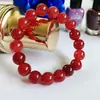 Anillo Individual de Ágata Jade Pulsera de 10 mm en Vivo para Hombres y Mujeres Regalo de San Valentín para Pareja Joyería Cuenta Fresca Regalo Explosivo
