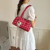 Bolso de Lunares Exquisito y de Moda de Nicho para Mujer, Nuevo Bolso de Hombro Tipo Almohada para la Axila de Moda 2026, Bolso de Mano Boston