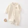 Mono cálido para bebé para otoño e invierno, ropa de dormir A de grado para bebé sin costuras, ropa ajustada para bebé, capa base y traje para gatear