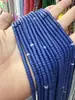 2*4mm Ángulo Recto Azul Marino Corte Recto Ágata Piedra Natural Cuentas Planas Cuentas Espaciadoras Cuentas Sueltas Productos Semi-terminados Accesorios para Joyería DIY