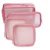 Bolsa de Almacenamiento de Cosméticos Portátil para Viaje, Bolsa de Aseo Transparente de Gran Capacidad, Bolsa de Cosméticos Pequeña, Bolsa de Cosméticos de Malla de Nailon