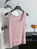 Colete Sem Manga Lyocell Tencel Lã para Mulheres, Simples, Amigo da Pele, Respirável, Emagrecedor, Camada Base, Tendência Primavera/Verão 2026