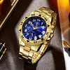 Reloj para hombre popular en TikTok con esfera grande y correa de acero, reloj digital de moda estilo negocios, reloj de pulsera de negocios de alta gama para hombre
