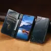 Adecuado para Funda de Teléfono Móvil Iphone18Promax, Funda Plegable con Ranura para Tarjetas Apple 17, Funda de Cuero Magnética Samsung S26Ultra