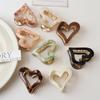 Novo Doce Cool Spice Girl Moda Amor Ácido Acético Grab Clip tamanho pequeno Cabeça Meia Gravata Hairpin Shark Clip Hairpin Acessórios para o cabelo