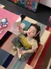 Conjunto para Niña Dulce Camiseta de Tirantes Fruncidos de Tul 26 Verano Nuevo Elegante Jeans para Niña Pequeña