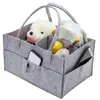 Bolsa de fraldas de feltro Transfronteiriça Amazon Bolsa de viagem para mamãe Dobrável Bebê Bolsa de armazenamento de fraldas de feltro