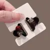 Presilha de Franja Vinho com Garra Pequena de Pérola, Garra Pequena para Meio Rabo de Cavalo, Grampo de Cabelo Pequeno de Princesa