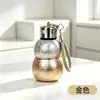 Taza de agua aislada con forma de calabaza transfronteriza, a prueba de fugas con correa tejida para colgar, compacta y portátil, taza aislada con gradiente recubierta de titanio