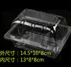 Caja West Point Caja de Empaque Transparente de Plástico para Hornear Varios Modelos Desechable al por Mayor Caja para Snacks Pasteles 01/02/03