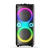 Lámpara de llama portátil nueva altavoz de fiesta Bluetooth inalámbrico para exteriores subwoofer de audio doméstico luminoso RGB