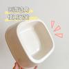 Tazón de Plástico para Alimentar Mascotas, Tazón para Comida para Gatos y Perros, Tazón para Comida para Gatos de Forma Cuadrada, Tazón Cuadrado para Alimentar Mascotas