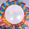 Globo de látex redondo de 18 pulgadas de grosor con placa de viento, decoración para fiesta de cumpleaños, arreglo para boda, globo grande de helio al por mayor