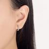 Los Pendientes con Incrustaciones de Diamantes Más Vendidos de Amazon para Mujer, Diseño de Nicho Transfronterizo Europeo y Americano, Pendientes de Moda, Simples, Personalizados, Geométricos y Modernos