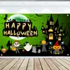 Fundo Novo de Halloween Transfronteiriço Tema de Halloween Bandeira Festival dos Fantasmas Bandeira Pendurada Pode Ser Feita de Acordo com a Imagem