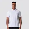 Camiseta Esportiva Masculina Personalizada Transfronteiriça com Gola Polo e Mangas Curtas com Proteção Solar, Adequada para Corrida, Fitness e Uso Casual, com Design Polo de Meio Zíper