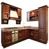 Fábrica de Guangzhou Armários de Madeira Maciça Personalizados Casa Inteira Estilo Americano Europeu Novos Armários de Cozinha Chineses Decoração Personalizada Geral