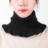 Cuello Falso de Otoño e Invierno Bufanda de Nuevo Estilo Coreano Protección del Cuello Estilo Occidental Todo-partido Engrosado Cuello de Suéter Cálido para Mujer de Mediana Edad y Anciana