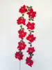 Fio de Luz Vermelha de Flor de Natal, Fio de Luz Vermelha de Primeira Linha, Flor de Veludo Imitação, Decoração de Guirlanda da Amazon, Caixa de Bateria à Prova d'Água