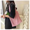 Bolso de Punto Simple y Versátil, Bolso de Mano, Bolso de Hombro de Alta Gama para Mujer, Bolso Tejido, Bolso Calado, Bolso Tote de Gran Capacidad