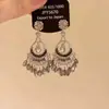 Pendientes Étnicos Estilo Retro con Borlas de Nube, Nuevo Estilo Chino, Tendencia Nacional, Diseño Largo, Nicho, Gama Alta, Lujo Ligero, Joyería para Orejas Premium