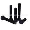 , Galvanizado de zinco azul e branco, zinco preto, parafusos sextavados de aço inoxidável com rosca total, M3-M20