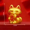 Micro-Paisaje Creativo Lindo Buena Suerte Gato de la Suerte Muñeco Accesorios de Decoración DIY Adornos Pequeños para Coche Escritorio