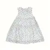 Vestido Chaleco Floral Elegante para Niña con Top de Pastel en Capas y Falda Abullonada, Moda Infantil Nueva Verano 2026