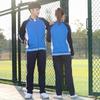 Uniforme escolar de primavera y otoño, estilo universitario, para escuela secundaria, escuela secundaria, reunión deportiva, abrigo azul claro, traje de clase para hombres y mujeres.