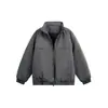 Chaqueta de Algodón Ace Estilo Americano Corte Recto Cuello Alto para Hombre Abrigo de Invierno Chaqueta de Entrenador Piloto Chaqueta de Algodón Hy8550