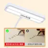 Temporada de regreso a clases: Lámpara de escritorio LED con clip de doble cabezal, adecuada para dormitorios, uso junto a la cama, con filtrado de luz azul, recargable y diseñada para proteger la vista; también funciona como luz ambiental. Jinglian