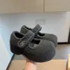 Zapatos Mary Jane de Lana de Caña Alta Estilo Coreano para Mujer 2026 Elegantes de Moda Nuevo Estilo Otoño/Invierno Con Velcro de Felpa Gruesa Zapatos Cerrados
