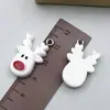 Acessórios de Resina de Natal Papai Noel Meias Flocos de Neve Pulseira Colar Chaveiro Pingente Acessórios de Joias DIY